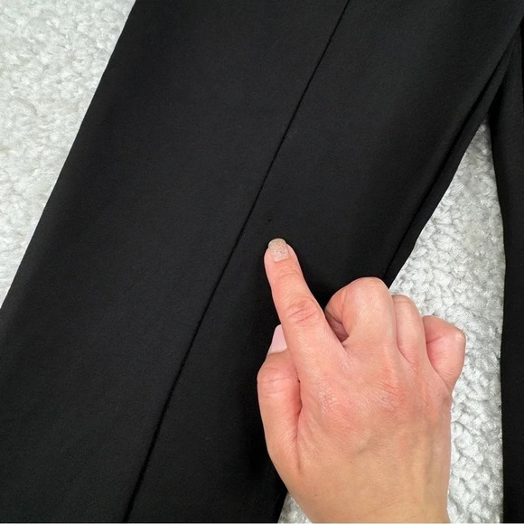 Rag & Bone Simone Snap Ankle Pants. Ponte Knit Fabric. Black. Size 6 - Picture 2 of 14